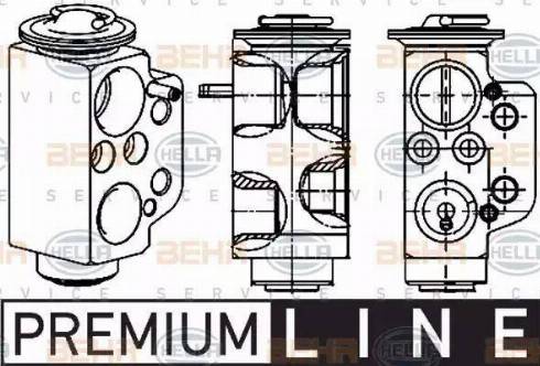 HELLA 8UW 351 234-471 - Valvola ad espansione, Climatizzatore autozon.pro