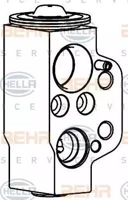 HELLA 8UW 351 234-561 - Valvola ad espansione, Climatizzatore autozon.pro