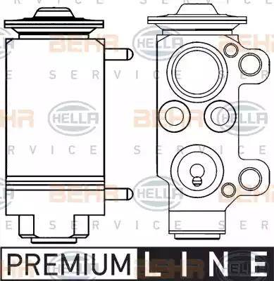 HELLA 8UW 351 234-131 - Valvola ad espansione, Climatizzatore autozon.pro