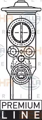 HELLA 8UW 351 234-171 - Valvola ad espansione, Climatizzatore autozon.pro