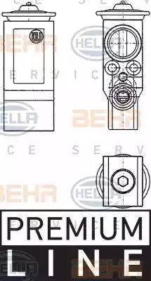 HELLA 8UW 351 234-221 - Valvola ad espansione, Climatizzatore autozon.pro