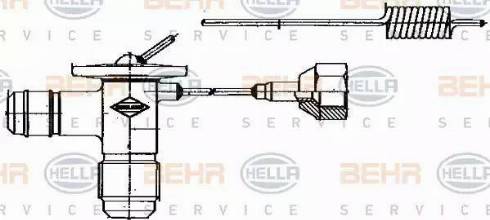 HELLA 8UW 351 235-001 - Valvola ad espansione, Climatizzatore autozon.pro