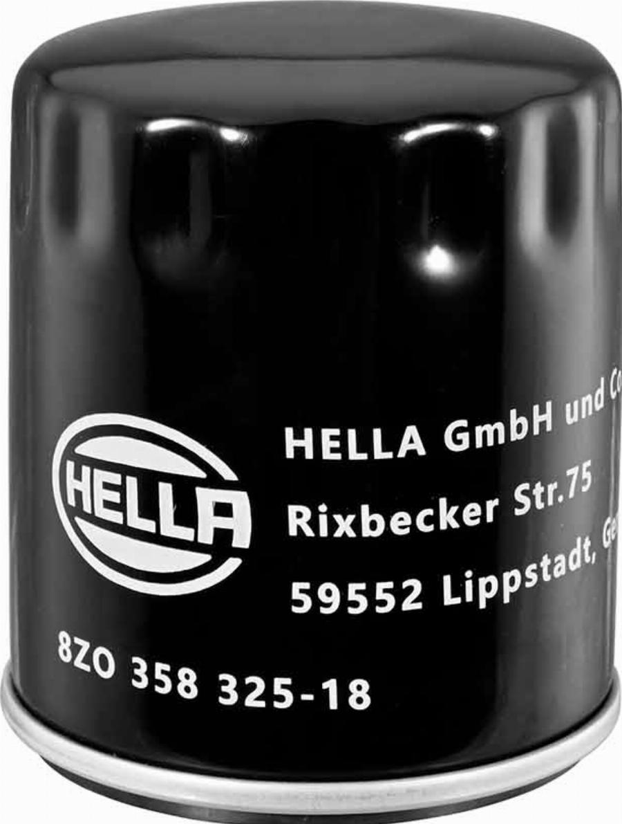 HELLA 8ZO 358 325-181 - Filtro olio autozon.pro