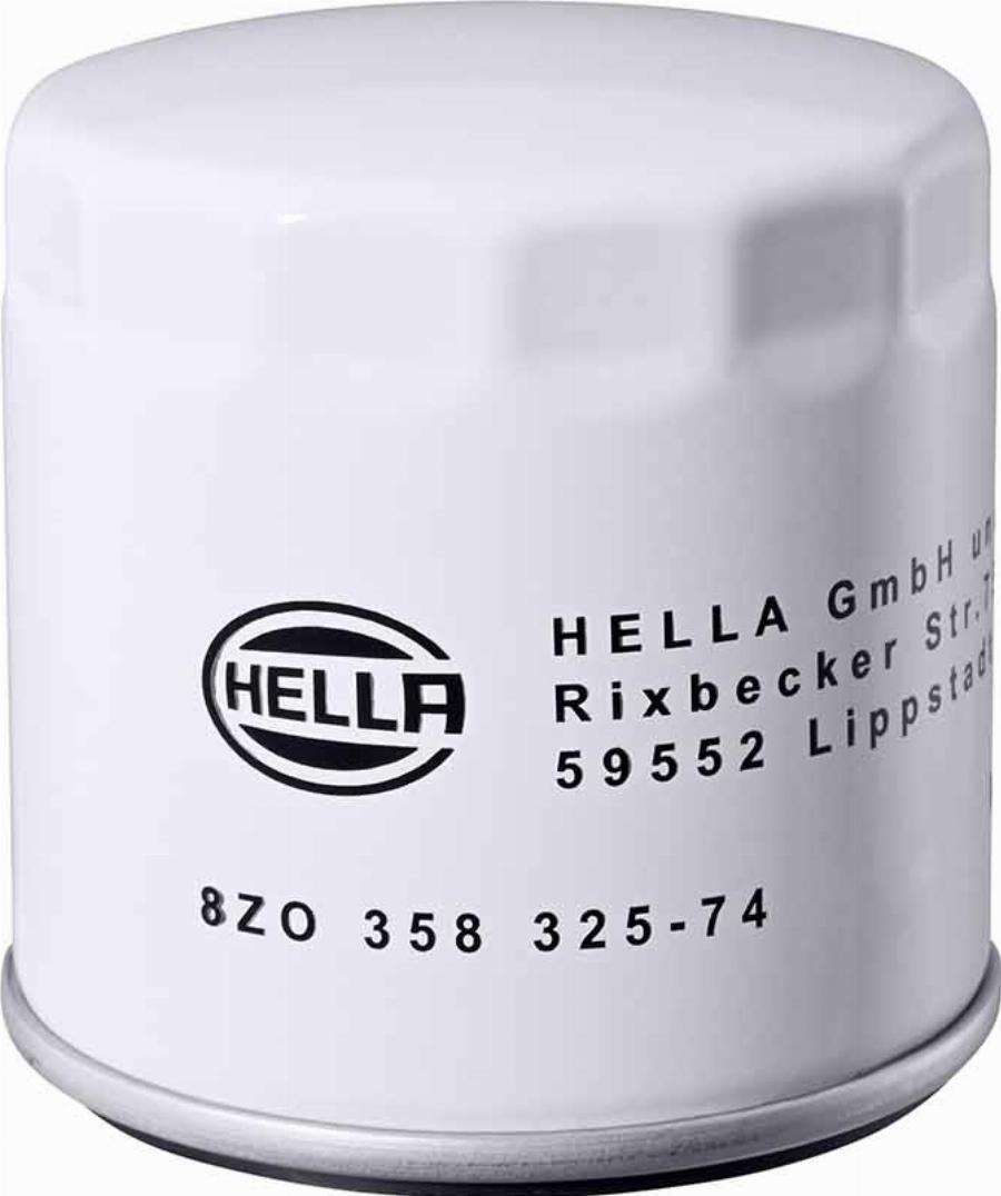 HELLA 8ZO 358 325-741 - Filtro olio autozon.pro