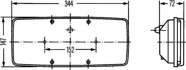 HELLA 2SD 003 167-531 - Luce posteriore autozon.pro