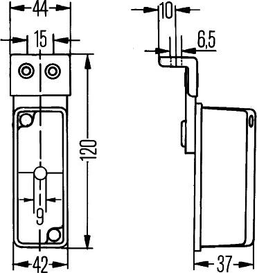 HELLA 2XS 005 020-021 - Luce permietrale autozon.pro