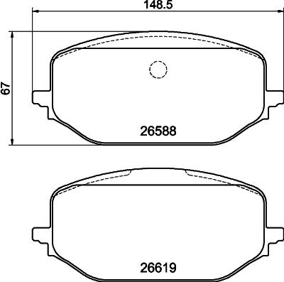 HELLA PAGID 8DB355044291 - Kit pastiglie freno, Freno a disco autozon.pro