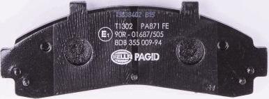 HELLA PAGID 8DB 355 009-941 - Kit pastiglie freno, Freno a disco autozon.pro