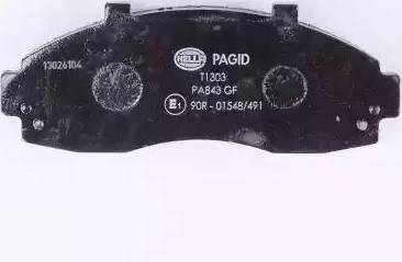 HELLA PAGID 8DB 355 009-951 - Kit pastiglie freno, Freno a disco autozon.pro