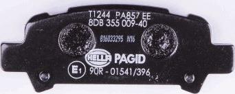 HELLA PAGID 8DB 355 009-401 - Kit pastiglie freno, Freno a disco autozon.pro