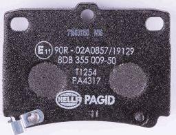 HELLA PAGID 8DB 355 009-501 - Kit pastiglie freno, Freno a disco autozon.pro