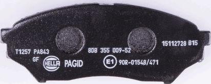 HELLA PAGID 8DB 355 009-521 - Kit pastiglie freno, Freno a disco autozon.pro