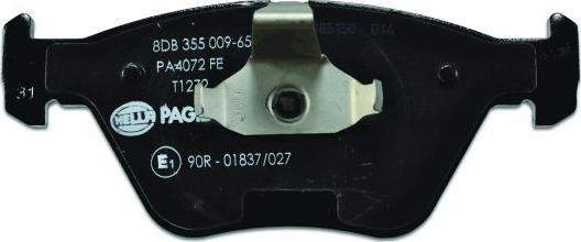 HELLA PAGID 8DB 355 009-651 - Kit pastiglie freno, Freno a disco autozon.pro