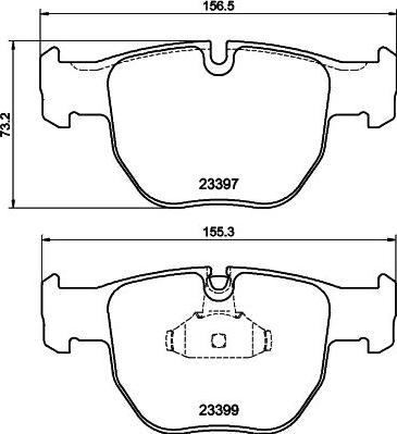 HELLA PAGID 8DB 355 009-301 - Kit pastiglie freno, Freno a disco autozon.pro