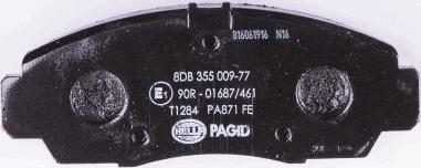 HELLA PAGID 8DB 355 009-771 - Kit pastiglie freno, Freno a disco autozon.pro