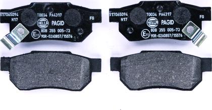 HELLA PAGID 8DB 355 005-731 - Kit pastiglie freno, Freno a disco autozon.pro