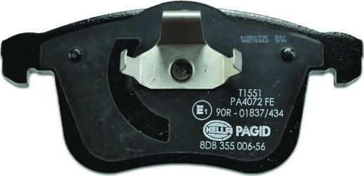 HELLA PAGID 8DB 355 006-561 - Kit pastiglie freno, Freno a disco autozon.pro