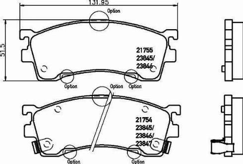 HELLA PAGID 8DB 355 009-621 - Kit pastiglie freno, Freno a disco autozon.pro