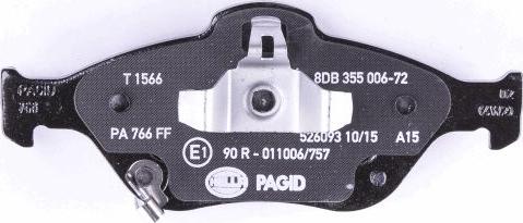 HELLA PAGID 8DB 355 006-721 - Kit pastiglie freno, Freno a disco autozon.pro