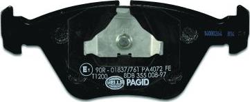 HELLA PAGID 8DB 355 008-971 - Kit pastiglie freno, Freno a disco autozon.pro