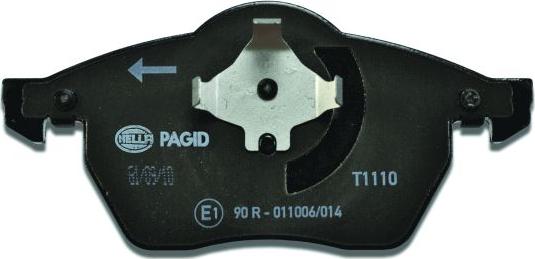 HELLA PAGID 8DB 355 008-021 - Kit pastiglie freno, Freno a disco autozon.pro