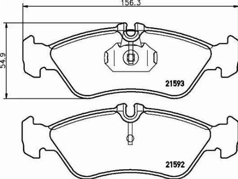 HELLA PAGID 8DB 355 008-161 - Kit pastiglie freno, Freno a disco autozon.pro