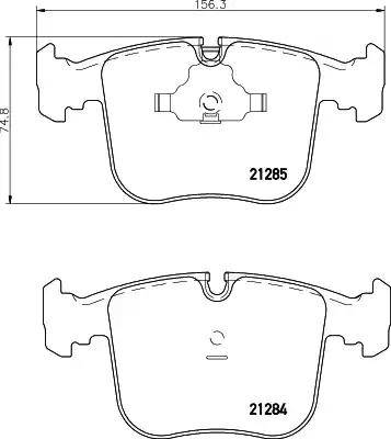 HELLA PAGID 8DB 355 008-251 - Kit pastiglie freno, Freno a disco autozon.pro