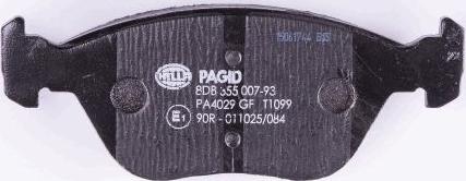 HELLA PAGID 8DB 355 007-931 - Kit pastiglie freno, Freno a disco autozon.pro