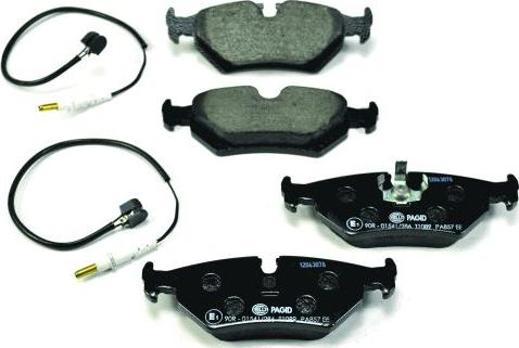 HELLA PAGID 8DB 355 007-801 - Kit pastiglie freno, Freno a disco autozon.pro