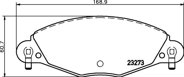 HELLA PAGID 8DB 355 019-421 - Kit pastiglie freno, Freno a disco autozon.pro