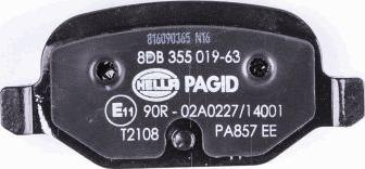 HELLA PAGID 8DB 355 019-631 - Kit pastiglie freno, Freno a disco autozon.pro