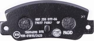 HELLA PAGID 8DB 355 019-061 - Kit pastiglie freno, Freno a disco autozon.pro