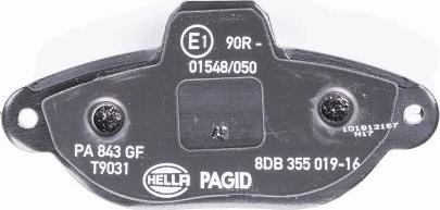 HELLA PAGID 8DB 355 019-161 - Kit pastiglie freno, Freno a disco autozon.pro