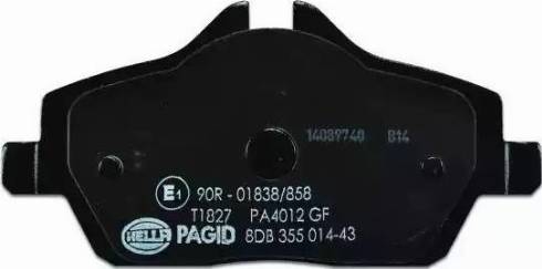 HELLA PAGID 8DB 355 014-431 - Kit pastiglie freno, Freno a disco autozon.pro