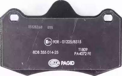 HELLA PAGID 8DB 355 014-251 - Kit pastiglie freno, Freno a disco autozon.pro