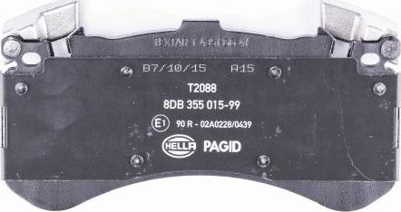 HELLA PAGID 8DB 355 015-991 - Kit pastiglie freno, Freno a disco autozon.pro