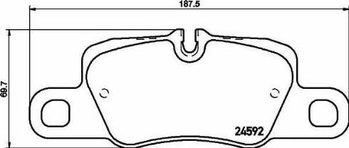 HELLA PAGID 8DB355015581 - Kit pastiglie freno, Freno a disco autozon.pro