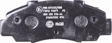 HELLA PAGID 8DB 355 016-441 - Kit pastiglie freno, Freno a disco autozon.pro