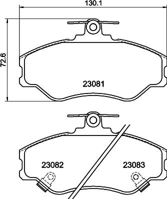 HELLA PAGID 8DB 355 016-641 - Kit pastiglie freno, Freno a disco autozon.pro