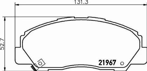 HELLA PAGID 8DB 355 016-841 - Kit pastiglie freno, Freno a disco autozon.pro