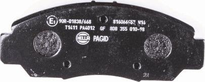 HELLA PAGID 8DB 355 010-981 - Kit pastiglie freno, Freno a disco autozon.pro