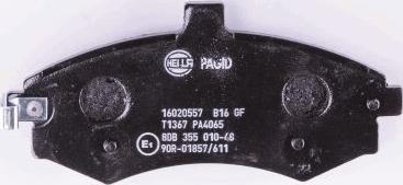 HELLA PAGID 8DB 355 010-481 - Kit pastiglie freno, Freno a disco autozon.pro