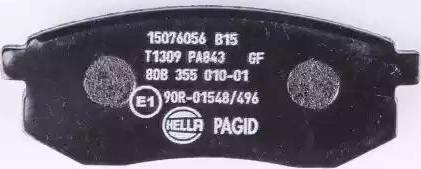 HELLA PAGID 8DB 355 010-011 - Kit pastiglie freno, Freno a disco autozon.pro