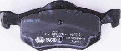 HELLA PAGID 8DB 355 010-141 - Kit pastiglie freno, Freno a disco autozon.pro