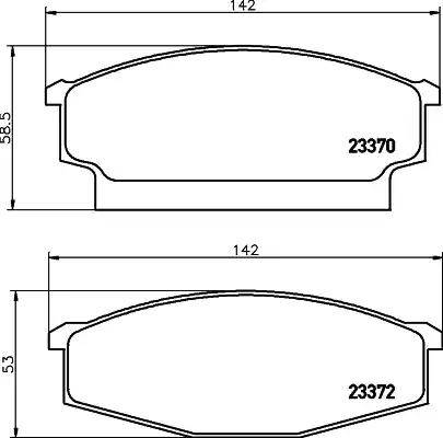 HELLA PAGID 8DB 355 011-121 - Kit pastiglie freno, Freno a disco autozon.pro