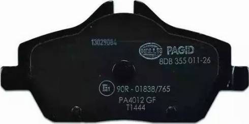 HELLA PAGID 8DB 355 014-431 - Kit pastiglie freno, Freno a disco autozon.pro