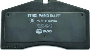 HELLA PAGID 8DB 355 018-301 - Kit pastiglie freno, Freno a disco autozon.pro