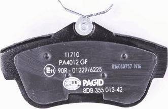 HELLA PAGID 8DB 355 013-421 - Kit pastiglie freno, Freno a disco autozon.pro