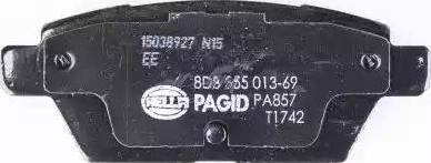 HELLA PAGID 8DB 355 013-691 - Kit pastiglie freno, Freno a disco autozon.pro