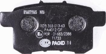 HELLA PAGID 8DB 355 013-631 - Kit pastiglie freno, Freno a disco autozon.pro